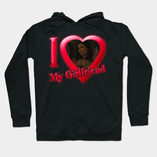 I Heart My Girlfriend - Rebecca March Hoodie by madelinerose67